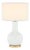 27.5-Inch H Ceramic Table Lamp - White For Sale