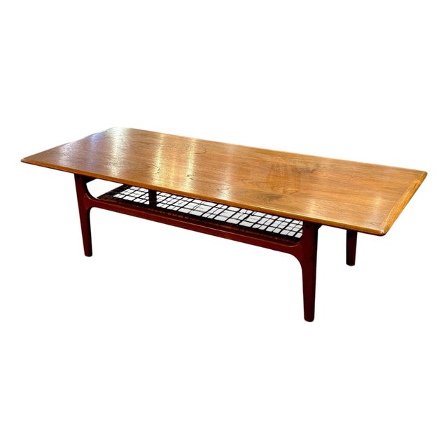 Mid Century Modern Trioh Teak Danish Coffee Table For Sale