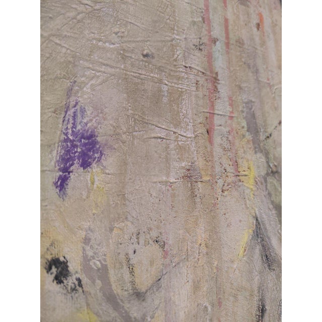 Early 21st Century Natalia Vypritskaia, Layers: Silence Between, Texture Paste on Canvas For Sale - Image 5 of 11