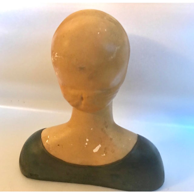 Late 19th Century Late 19th Century Vintage Donatello "Unknown Woman" Renaissance Revival Polychrome Plaster For Sale - Image 5 of 12