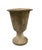 Brutalist Pair of Brutalist Cast Stone Sculptural Urns on Footed Base For Sale - Image 3 of 10