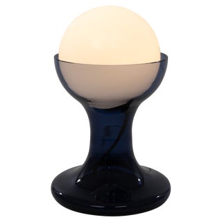 Blue LT 215 Table Lamp by Carlo Nason for A.V. Mazzega, 1970s For Sale