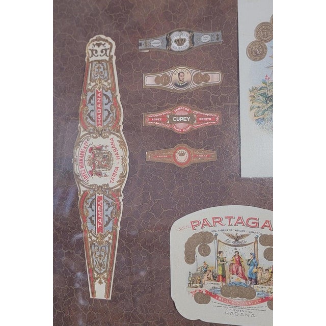Early 20thc Cuban Tobacco Cloths/Labels Memorabilia For Sale - Image 11 of 11