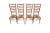 Italian 1960s Vintage Gio Ponti Style Italian Ladder Back Chairs - Set of 4 For Sale - Image 3 of 11