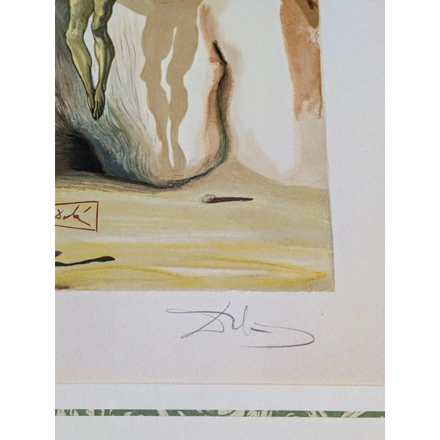 Salvador Dali, The Devil Logician: Enfer 27, Color Woodcut, 1960s For Sale - Image 8 of 9