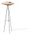Mid 20th Century Mitchell Bobrick for Controlight Mid Century Enameled Steel and Fiberglass Floor Lamp For Sale