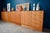Brown Vintage Modular Sideboard Light Wood Veneer and Brass, 1970s For Sale - Image 8 of 18