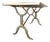Golden Cast Iron Bistro Table For Sale