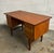 Danish Teak Mid Century Modern Freestanding Desk with Bookshelf Back With Original Key. Very elegant Danish design and...