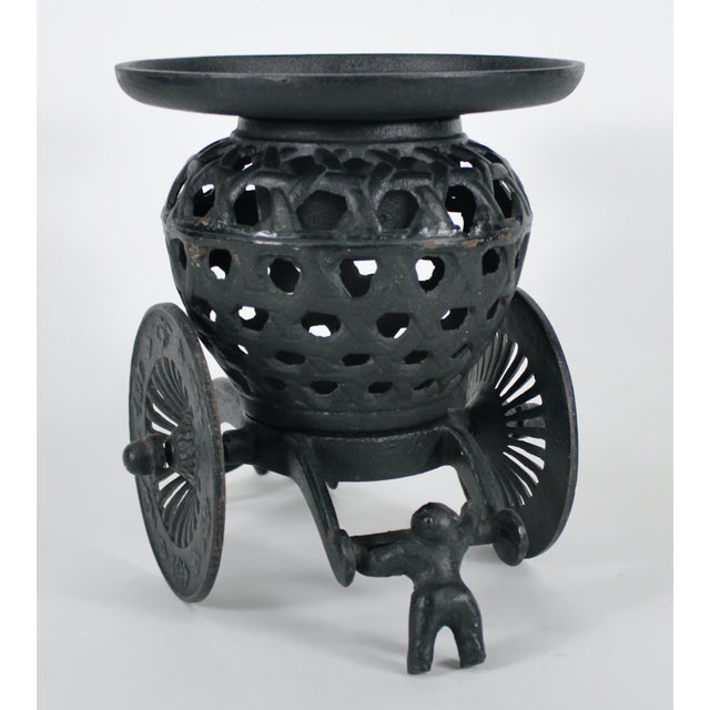 Japanese Usabata Vase, Cast Iron, 20th Century Chairish