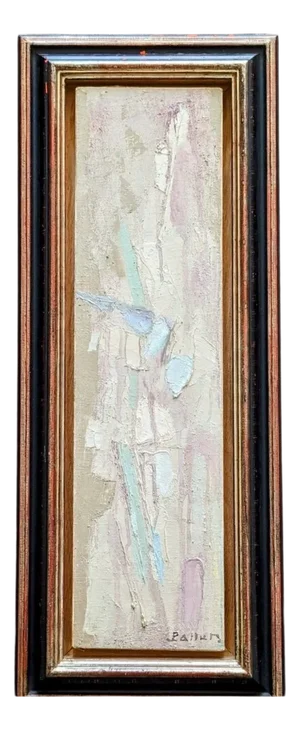 Pierre Pallut, Abstraction, Oil on Canvas, 1988