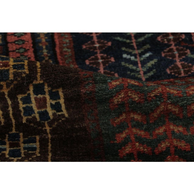 Rug & Kilim Vintage Turkish Anatolian Rug With Bold Geometric Panel Design - Rug & Kilim For Sale - Image 4 of 7