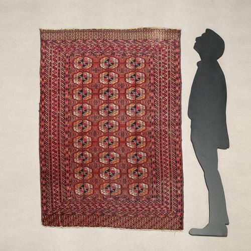 Bukhara Rug in Wool For Sale - Image 3 of 9