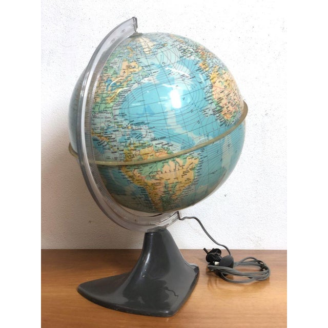 Vintage "G-d-P" World Globe, Year 1965. The "GdP" world globe is made of plastic, year of production 1965. There are some...