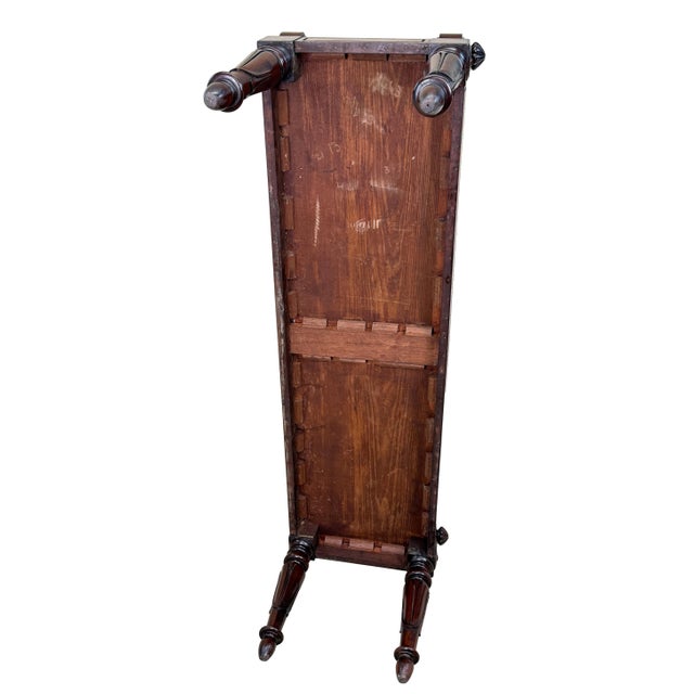 19th Century Large Early 19th Century Regency Mahogany Window Seat For Sale - Image 5 of 12