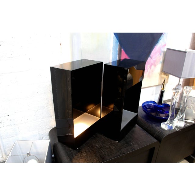 Illuminated Hanging Shadow Boxes - a Pair For Sale - Image 4 of 7