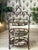 Metal Marble Stone and Wrought Iron Metal 3-Tier Plant Stand or Bar Cart For Sale - Image 7 of 16