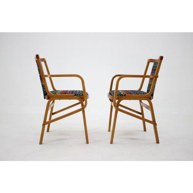Bentwood Armchairs from Ton, Former Czechoslovakian, 1970s, Set of 2 For Sale - Image 6 of 10