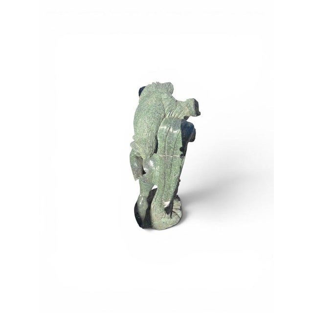 Gold Sculpture of Hercules, 19th Century, Serpentine For Sale - Image 8 of 12