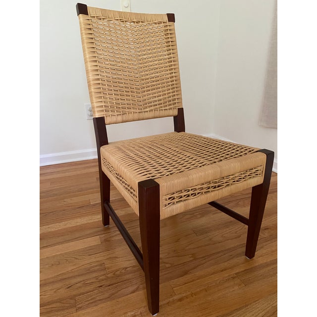 Vintage Merbau Collection Donghia Chair For Sale In New York - Image 6 of 6