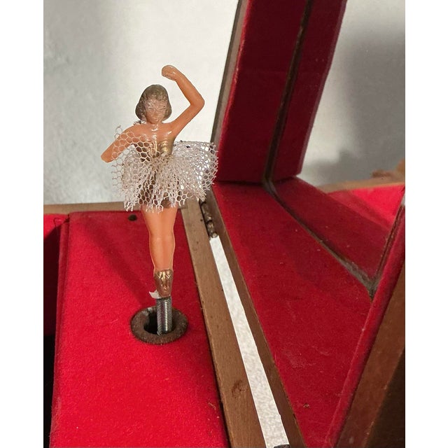 Vintage Japan Swiss Chalet Music Jewelry Box With Rotating Ballerina, 1960s For Sale - Image 10 of 12