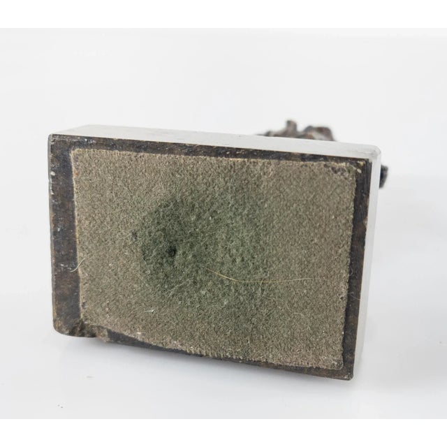 Early 20th Century Austrian German Bronze Boy Figure For Sale - Image 9 of 10