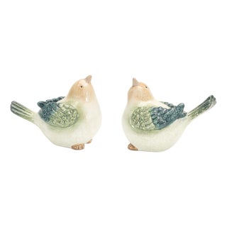 Terra Cotta Bird Figurine (Set of 4) For Sale