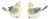 Terra Cotta Bird Figurine (Set of 4) For Sale