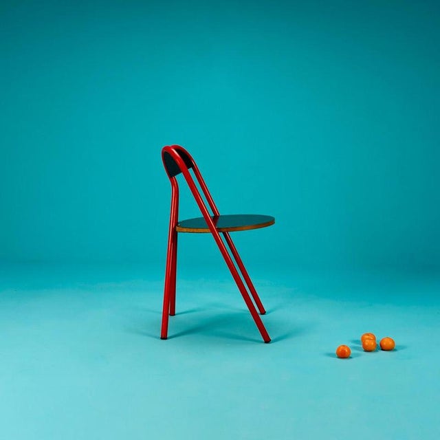 Vintage Primevere Chairs by Rene-Jean Caillette, 1982, Set of 4 For Sale - Image 4 of 14