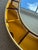 Metal Mid 20th Century Oval Gold Hand-Cut Beveled Glass Mirror Model 2727 by Cristal Art For Sale - Image 7 of 17