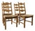 Set of 4 Henning Kjaernulf Razorblade Oak Dining Chairs, Eg Kvalitetsmøbel, Danish Modern For Sale
