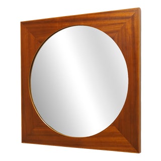 Vitnage Teak Wall Mirror, 1960s For Sale