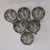 Glass 1910s Art Nouveau Rene Lalique Glass Shot Glasses Set of 6 Boxed For Sale - Image 7 of 18