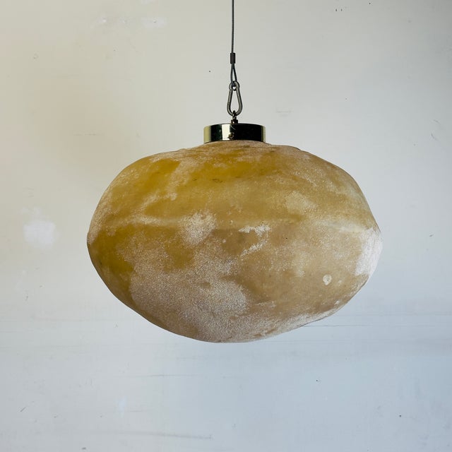 Andre Cazenave Large Vintage Resin Ceiling or Pendant Ligh For Sale - Image 4 of 8