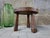 Small Brutalist Round Oak Coffee Table, 1970s For Sale - Image 10 of 10