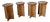 Vintage Oak Stools, 1950s, Set of 4 For Sale
