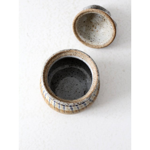 Vintage Studio Pottery Jar For Sale - Image 6 of 11