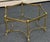 Vintage Labarge Hexagonal Brass and Glass Coffee Table For Sale In New York - Image 6 of 10