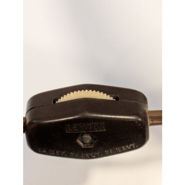 Green French Style Bouillette Bouillot Lamp With Green Shade Desk Lamp Circa 1950s For Sale - Image 8 of 11