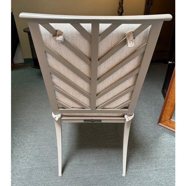 McKinnon and Harris Buie Outdoor Dining Side Chairs, Set of Six For Sale - Image 9 of 10
