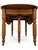 Antique Solid Oak Extension Dining Table With 6 Original Leaves & Original Wooden Casters Circa 1940s–1950s For Sale In Philadelphia - Image 6 of 7