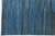 Textile Modern Handmade Flat-Weave Kilim Wool Rug in Indigo & Charcoal Abrash 9x12 For Sale - Image 7 of 12