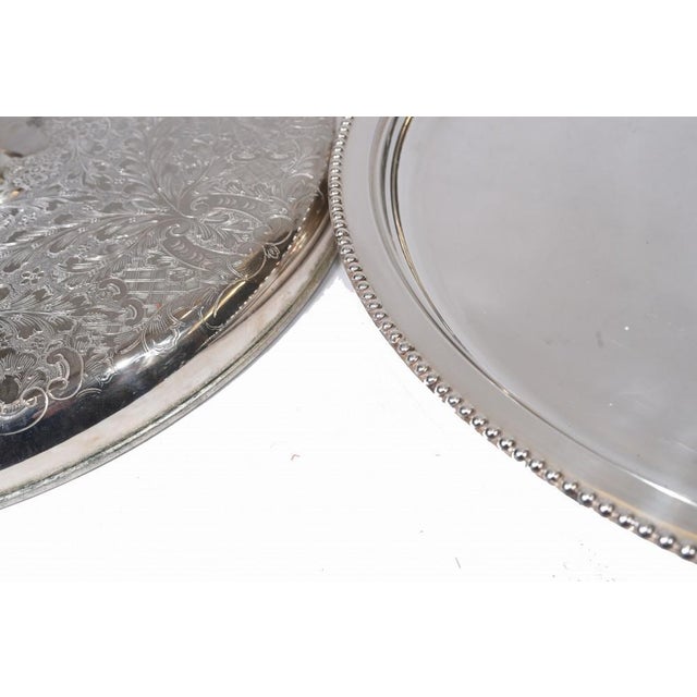 Victorian Silver Plate Tray Serving Lidded Food Dome Platter For Sale - Image 11 of 12