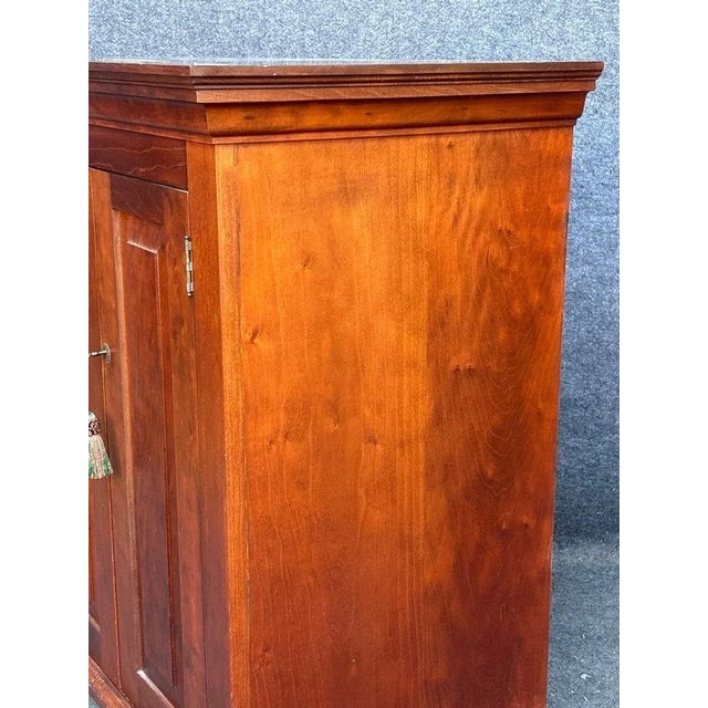 Late 20th Century Samuel S. Case Cabinetmakers Virginia Handcrafted Two-Door Cabinet For Sale - Image 5 of 8