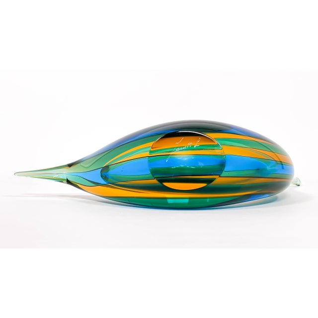 1970s Licio Zanetti Murano Glass Bird Sculpture For Sale - Image 10 of 13