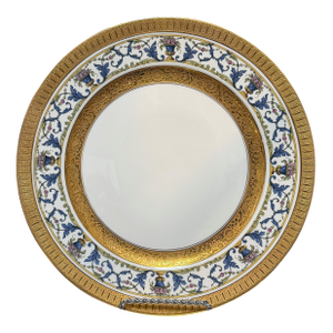 Set of 16 Rosenthal Continental Gold Encrusted Porcelain Dinner Plates 5500i