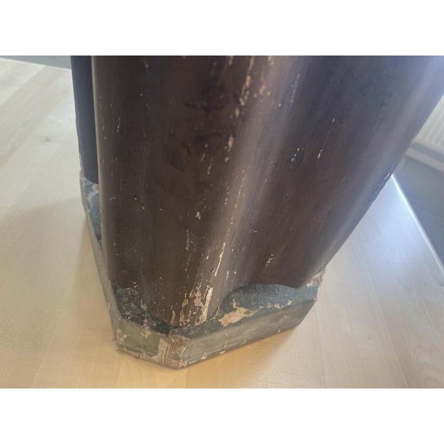 Baroque Antonius with Child Figure in Wood For Sale - Image 9 of 18