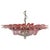 Mid-20th Century Pink Murano Chandelier, 1970s, Set of 2 For Sale - Image 16 of 18