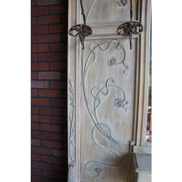 Art Nouveau Hall Tree For Sale - Image 4 of 13