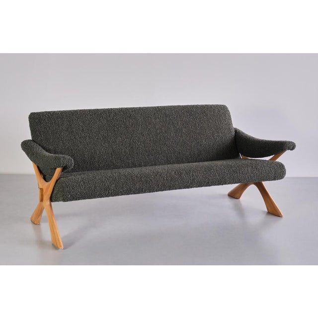 This very rare sofa was designed by Fredrik Schriever-Abeln in the 1960s. This particular model named 'Condor' was...